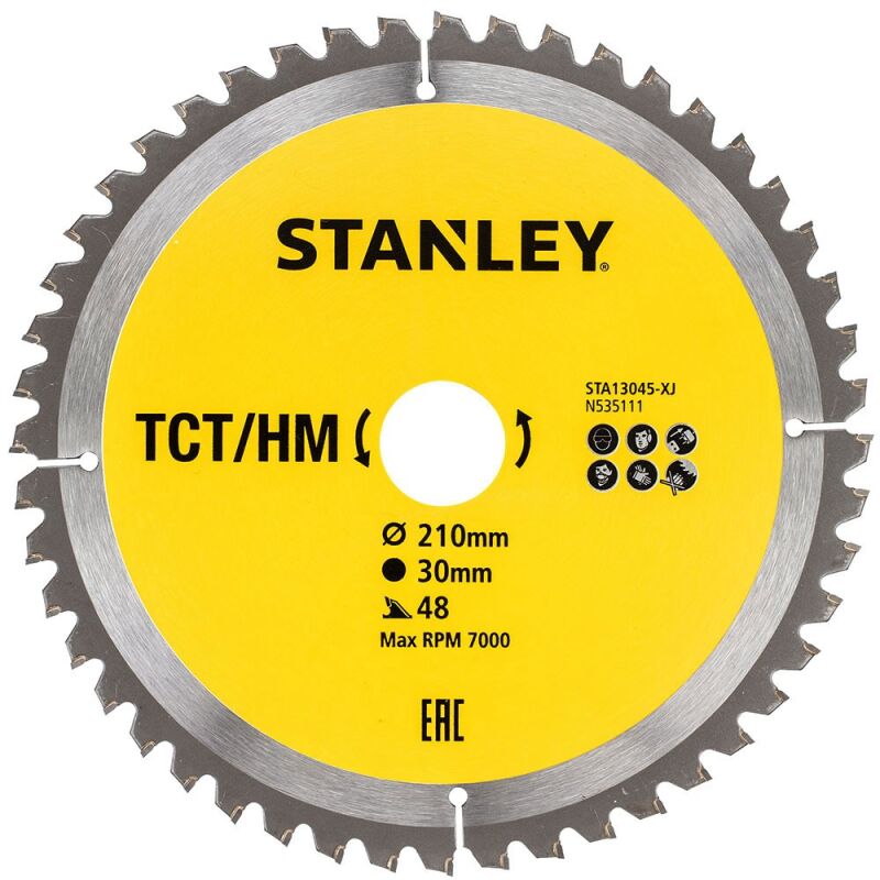 ΔΙΣΚΟΙ ΞΥΛΟΥ STANLEY STA13045 210 x 30 x 48 ΔΟΝΤΙΑ