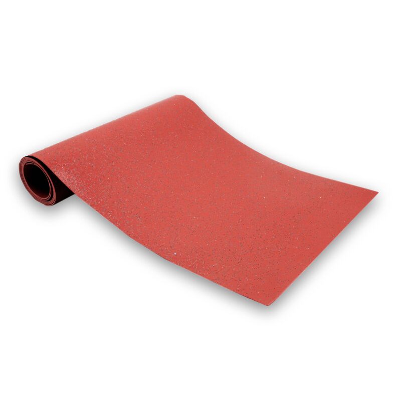 ΑΝΤΙΟΛΙΣΘΗΡΟ ΠΛΑΣΤΙΚΟ ΔΑΠΕΔΟ 1.5mm SPARKLE RED  2M NewPlan - Image 2