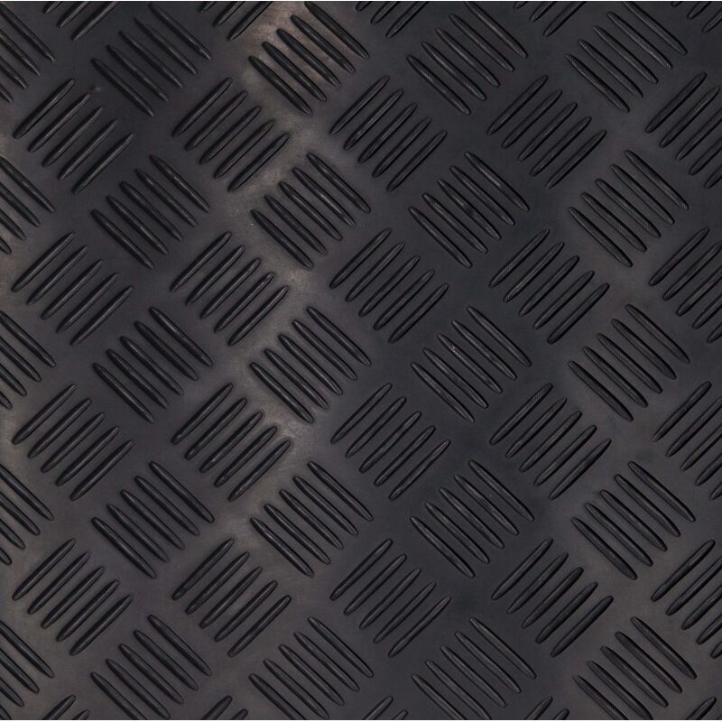 ΔΑΠΕΔΟ ΚΑΟΥΤΣΟΥΚ 9005 3mm CHECKER ΛΑΜΑΡΙΝΑ 1Μ NewPlan - Image 2