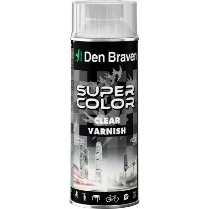 Σπρέι Βερνίκι Clear Varnish με Γυαλιστερό Εφέ Διάφανο 400m Den Braven