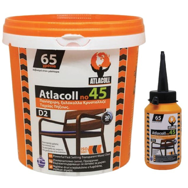 ATLACOLL ΚΟΛΛΑ ΚΡΥΣΤΑΛΛΙΖΕ ΜΠΙΜΠΕΡΟ No.45 200gr ATLACOLL