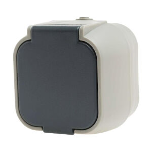 GEYER ΠΡΙΖΑ ΜΟΝΗ IP54 H2-B51GM-W ΛΕΥΚΟΣ GEYER