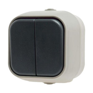 GEYER ΔΙΑΚΟΠΤΗΣ A/R ΔΙΠΛΟΣ IP54 H2-B220M-W ΛΕΥΚΟΣ GEYER