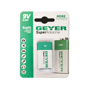 GEYER ΜΠΑΤΑΡΙΑ 9V/ 6LR61 1TMX GEYER