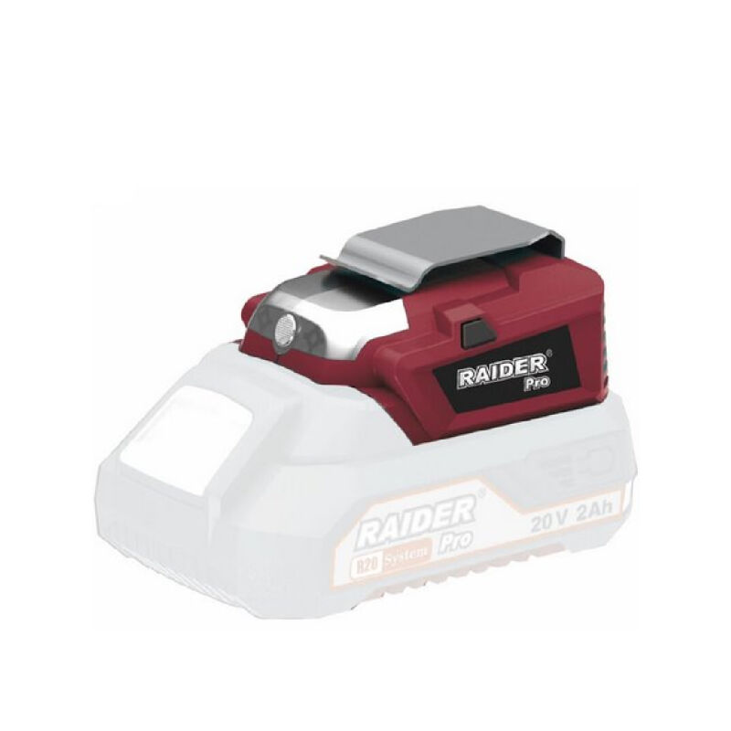 RAIDER R20 solo ΑΝΤΑΠΤΟΡΑΣ USB Li-ion 20V RDP-R20 039706 RAIDER