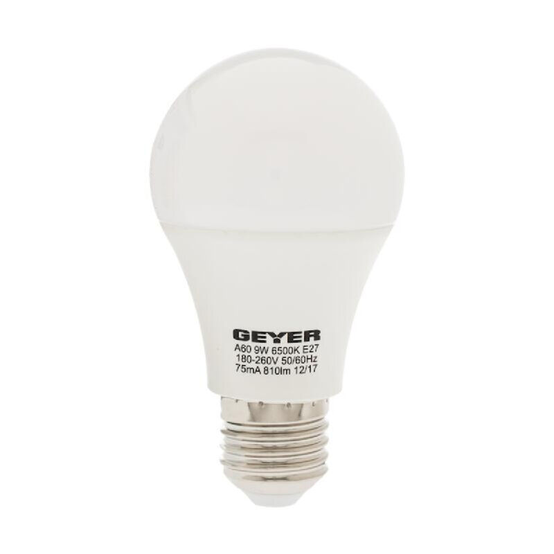 GEYER ΛΑΜΠΑ LED Α60 E27 8W ΛΕΥΚΟ 806LM LACE279S GEYER
