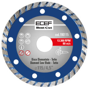 ΔΙΣΚΟΣ ΔΙΑΜΑΝΤΕ STANDARD TURBO 125MM 190125 ECEF