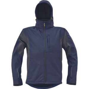 ΜΠΟΥΦΑΝ SOFTSHELL ΕΡΓΑΣΙΑΣ ΑΔΙΑΒΡΟΧΟ DAYBORO ΜΠΛΕ 100%poly, 300g/m² L CERVA