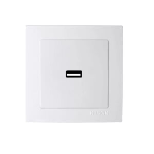 GEYER ΧΩΝΕΥΤΗ ΠΡΙΖΑ ΡΕΥΜΑΤΟΣ ΜE 1 Θύρα USB NILSON ΛΕΥΚΗ 24111080 GEYER