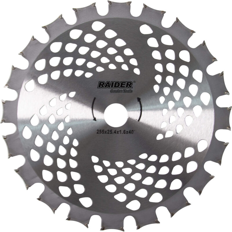 RAIDER ΔΙΣΚΟΣ ΘΑΜΝΟΚΟΠΤΙΚΟΥ 255mm 40 Δοντιών TCT 25.4 mm 110343 RAIDER
