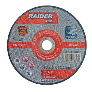 RAIDER ΤΡΟΧΟΣ ΚΟΠΗΣ ΜΕΤΑΛΛΟΥ PRO 180*3*22.2mm 160126 RAIDER