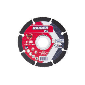 RAIDER ΤΡΟΧΟΣ ΚΟΠΗΣ CARBIDE 115x1,4mm 160153 RAIDER