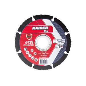 RAIDER ΤΡΟΧΟΣ ΚΟΠΗΣ CARBIDE 125x1,4mm 160154 RAIDER