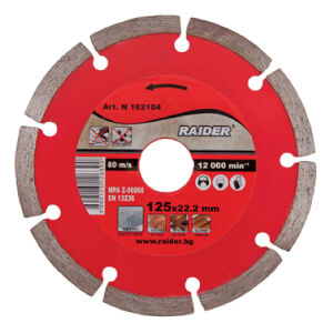 RAIDER ΔΙΣΚΟΣ ΚΟΠΗΣ ΔΙΑΜΑΝΤE DRY 115ΜΜ 162101 RAIDER