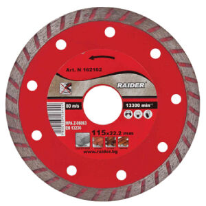 RAIDER ΔΙΣΚΟΣ ΚΟΠΗΣ ΔΙΑΜΑΝΤE TURBO 125ΜΜ 162105 RAIDER