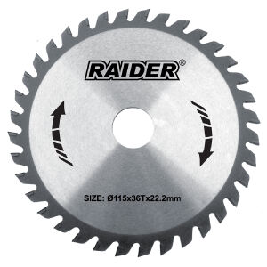 RAIDER ΔΙΣΚΟΣ ΜΕ ΚΑΡΒΙΔΙΟ ΤΟΥ ΒΟΛΦΑΡΜΙΟΥ 165x20mm24T 163143 RAIDER