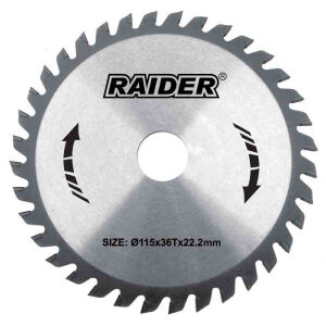 RAIDER ΔΙΣΚΟΣ ΚΟΠΗΣ ΞΥΛΟΥ Φ30/Φ250/48Δόντια 163116 RAIDER