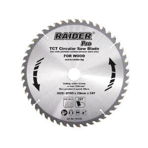 RAIDER ΔΙΣΚΟΣ ΚΟΠΗΣ ΞΥΛΟΥ Φ30/Φ235/48Δόντια 163142 RAIDER