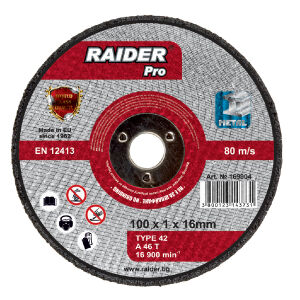RAIDER ΤΡΟΧΟΣ ΚΟΠΗΣ ΙΝΟΧ 100ΜΜ 169904 RAIDER