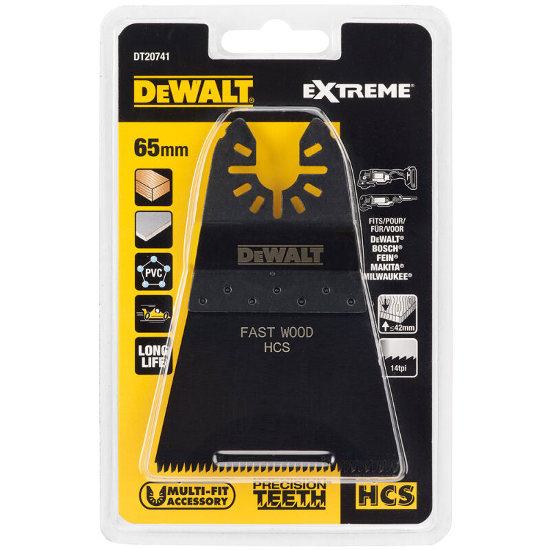 ΛΑΜΕΣ DEWALT DT20741 ΠΟΛΥΕΡΓΑΛΕΙΟΥ 64mm HCS 14TPI