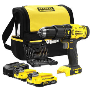 ΔΡΑΠΑΝΟΚΑΤΣΑΒΙΔΑ ΚΡΟΥΣΤΙΚΑ STANLEY 18V SFMCD711DSA V20 2X2