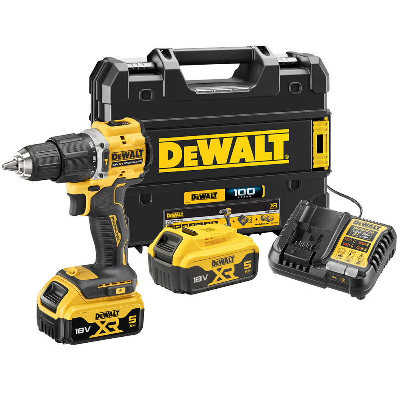ΔΡΑΠΑΝΟΚΑΤΣΑΒΙΔΑ ΚΡΟΥΣΤΙΚΑ DEWALT DCD100YP2T 18V 2x5Ah BRUSHL. TSTAK