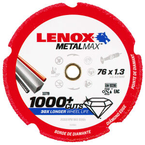 ΤΡΟΧΟΙ LENOX 2030863 METALMAX 76x9,52x1,3mm