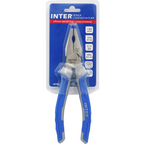ΠΕΝΣΕΣ INTER 718951 ΥΨΗΛΗΣ ΜΟΧΛΕΥΣΗΣ 180mm CrV 60  ΜΠΛΕ ΓΚΡΙ TPR ΛΑΒΗ