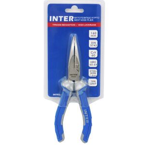 ΣΤΡΑΒΟΤΣΙΜΠΙΔΑ INTER 718958 ΥΨΗΛΗΣ ΜΟΧΛΕΥΣΗΣ 160mm CrV 60  ΜΠΛΕ ΓΚΡΙ TPR ΛΑΒΗ