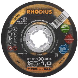 ΤΡΟΧΟΙ RHODIUS ΧΤ100 X-LOCK 125Χ1