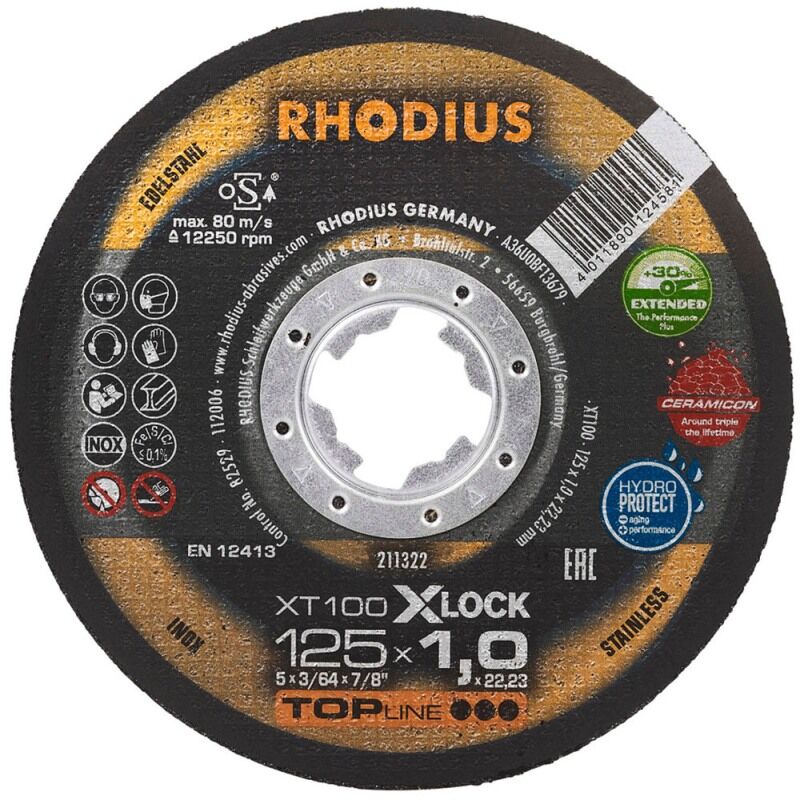 ΤΡΟΧΟΙ RHODIUS ΧΤ100 X-LOCK 125Χ1