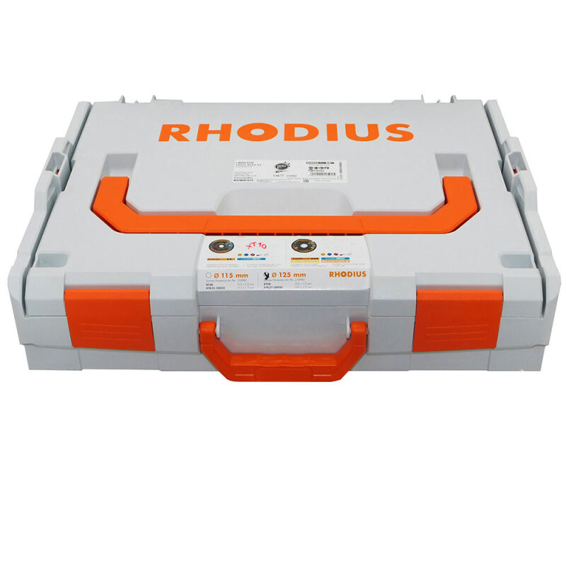 ΤΡΟΧΟΙ RHODIUS ΧΤ10 125Χ1 INOX ΤΟΡ-ΒΑΛΙΤΣΑ 135 ΤΕΜΑΧΙΩΝ