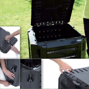 Κομποστοποιητής PROSPERPLAST IKL380C-S411 - 72x72x82Ycm Μαύρος 380lt