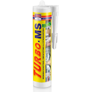 Σφραγιστική Σιλικόνη Διάφανη 290ml Turbo MS