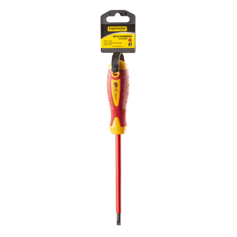 TOP MASTER ΚΑΤΣΑΒΙΔΙ ΗΛΕΚΤΡΟΛΟΓΟΥ ΜΟΝΩΣΗ 1000V SL5.5x125mm 220132 TOP MASTER