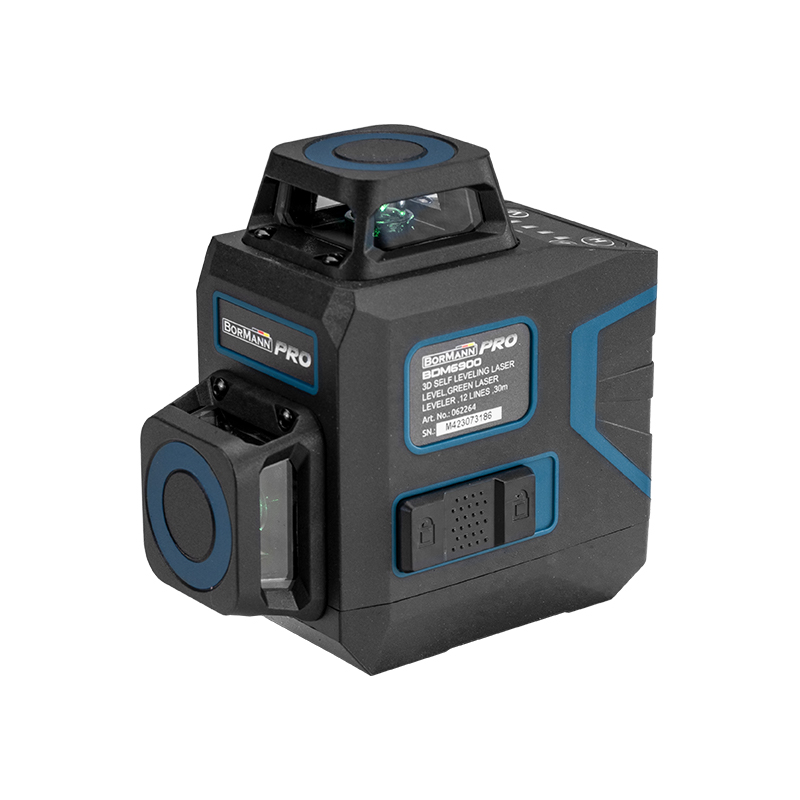 Αλφάδι Αυτορυθμιζόμενο Γραμμικό Λέιζερ Πράσινης Δέσμης 30m BORMANN Pro BDM6900