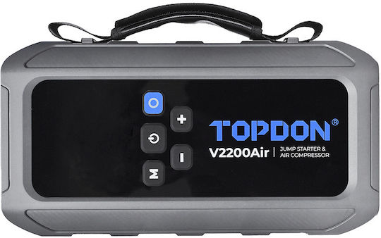 Φορητός Εκκινητής Μπαταρίας Αυτοκινήτου 12000mAh Topdon