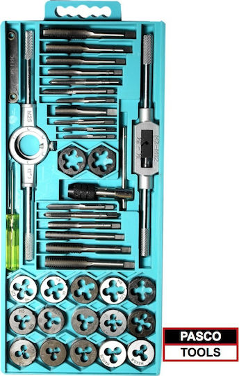 Σετ Κολαούζα και Φιλιέρες με Μανέλα 40τμχ Pasco Tools