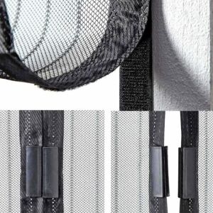 Σίτα Πόρτας Μαγνητική 100x220Cm Γκρί Σκούρο GRASHER