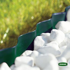 Μπορντούρα Κήπου Πλαστική 20cm x 9m Πράσινο GRASHER