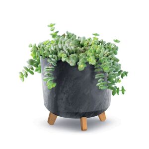 Γλάστρα Στρόγγυλη με ποδαράκια PROSPERPLAST Gracia Tubus Beton