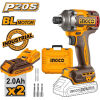 Παλμικό Κατσαβίδι Μπαταρίας Brushless 20V Ingco