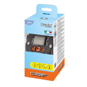 Προγραμματιστής Ποτίσματος Μπαταρίας Με Ηλεκτροβάνα Claber DUPLO