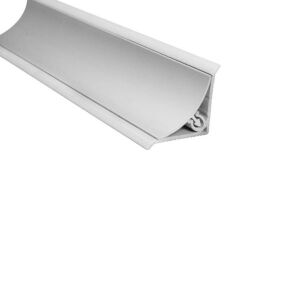 ΑΡΜΟΚΑΛΥΠΤΡΟ ΠΟΜΠΕ ΜΕ ΓΚΡΙ ΛΑΣΤΙΧΟ 23x23x4000mm ΑΛΟΥΜΙΝΙΟ ΓΥΑΛΙΣΤΕΡΟ ΑΝΟΔΙΩΜΕΝΟ GEMAN